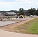 Road repair work at Fort McCoy