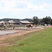 Road repair work at Fort McCoy