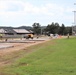 Road repair work at Fort McCoy