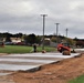 Road repair work at Fort McCoy