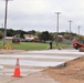 Road repair work at Fort McCoy