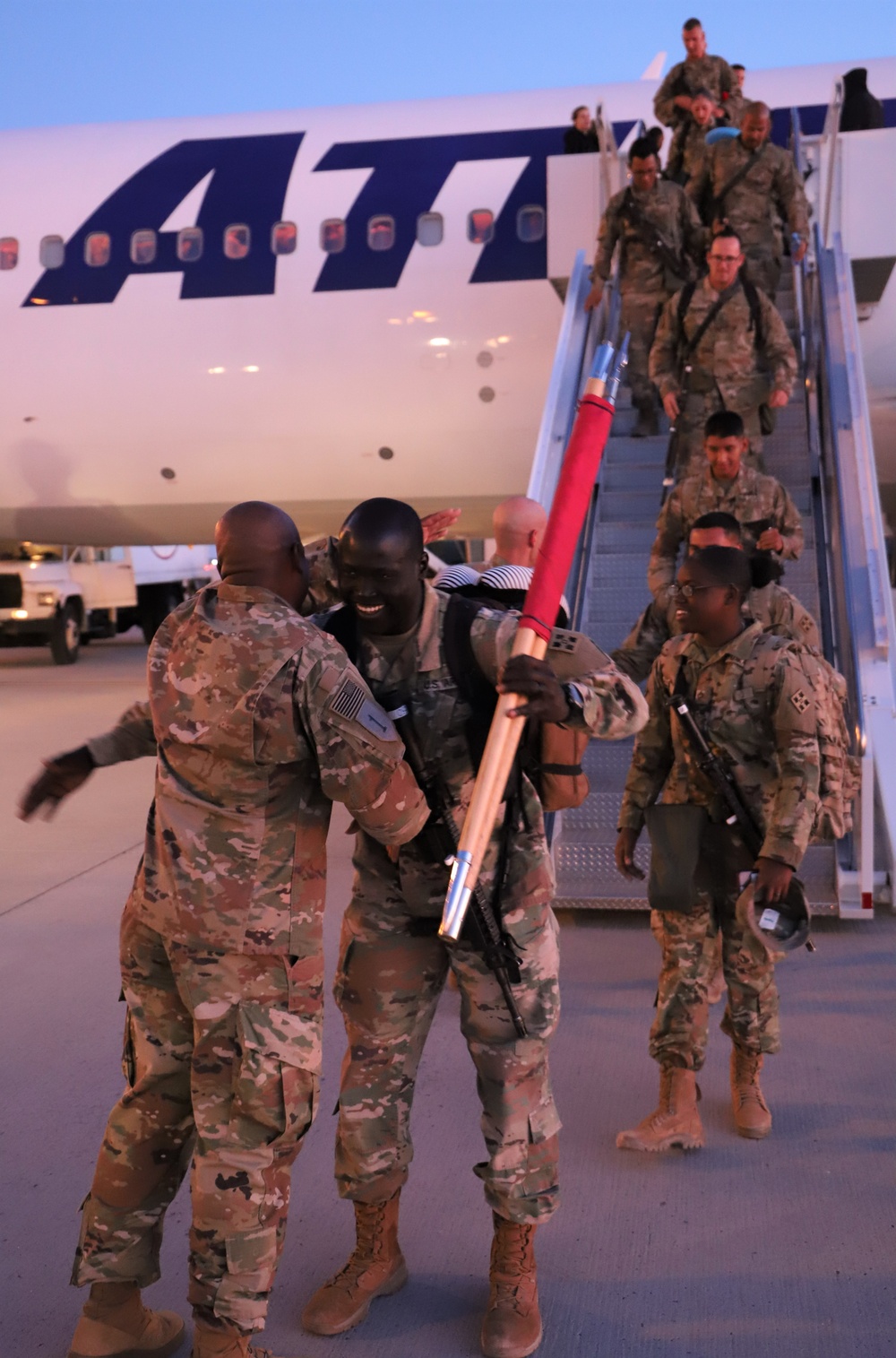 Support Maintenance Company Returns Home