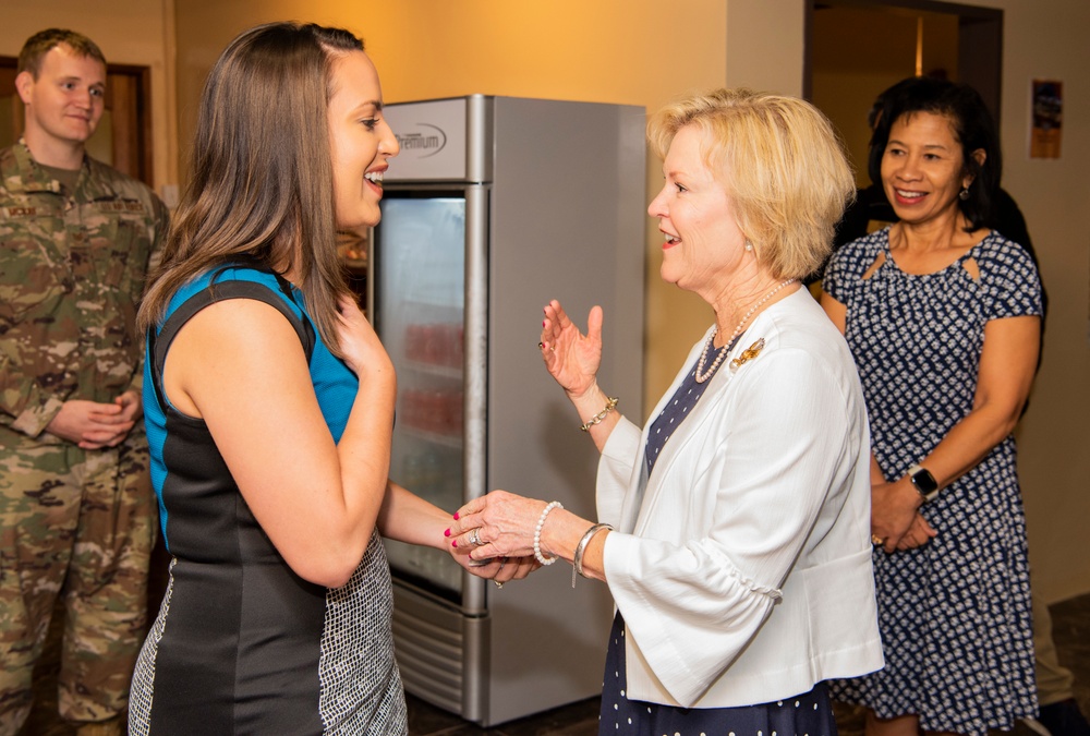 Dawn Goldfein sees Andersen during CSAF visit