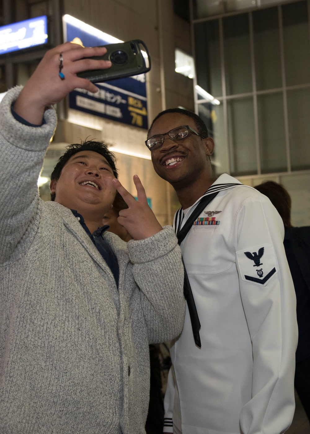 The U.S. 7th Fleet Band Live Performance at the Jiyugaoka Megami Festival