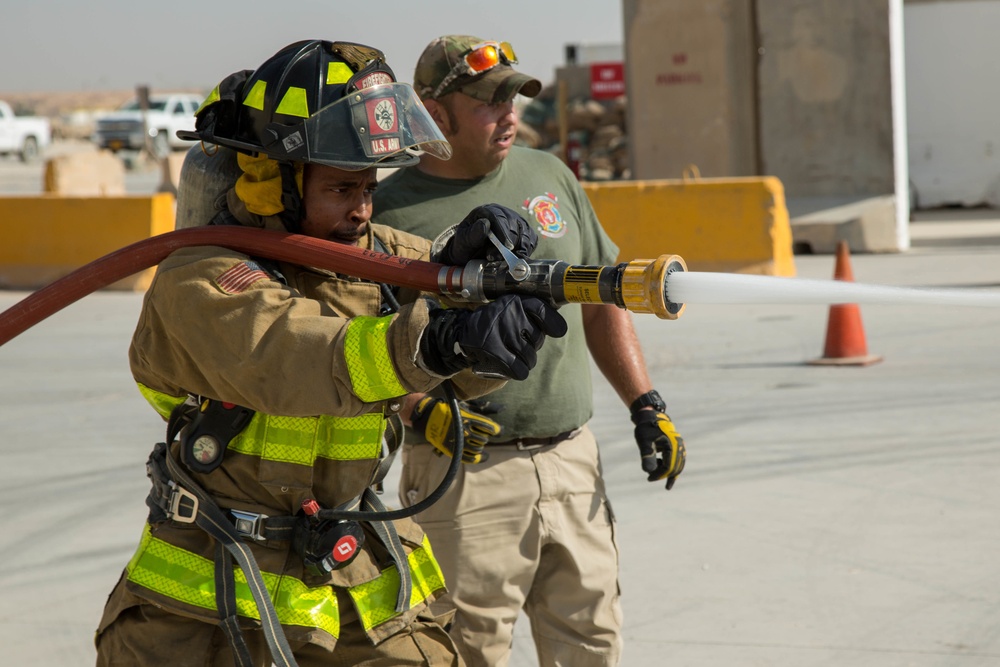 Al Asad Air Base Fireman's Challenge