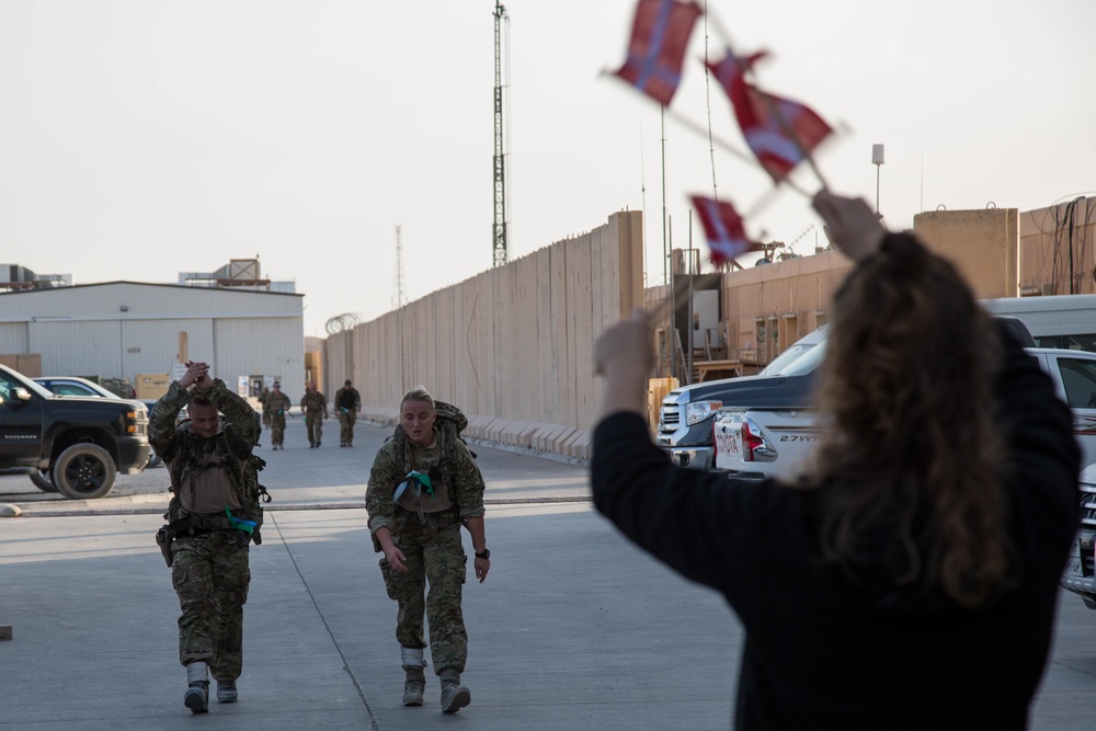 Al Asad Air Base Danish Contingency March