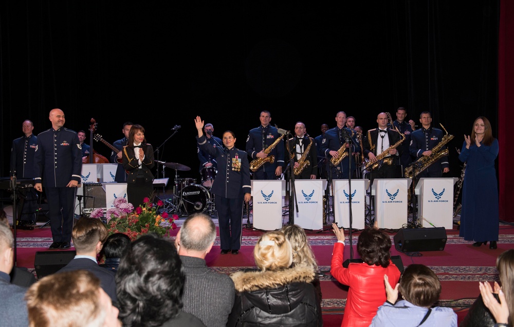 USAFE Jazz Band in Ukraine - Vinnytsia concert