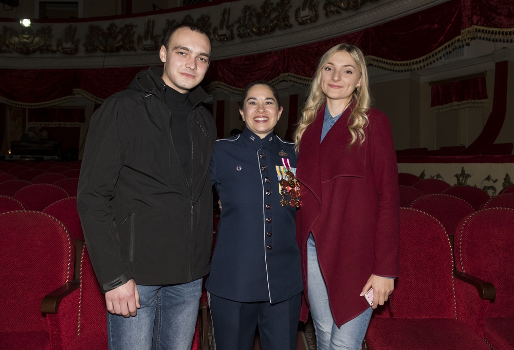 USAFE Jazz Band in Ukraine - Vinnytsia concert