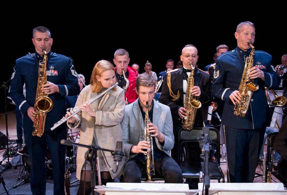 USAFE Jazz Band in Ukraine - Vinnytsia Master Class