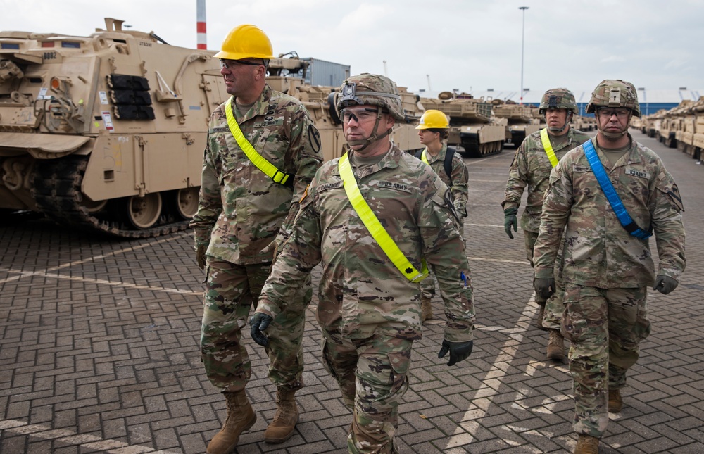 2-1 Cav. Div. DC-S visits historic port operation