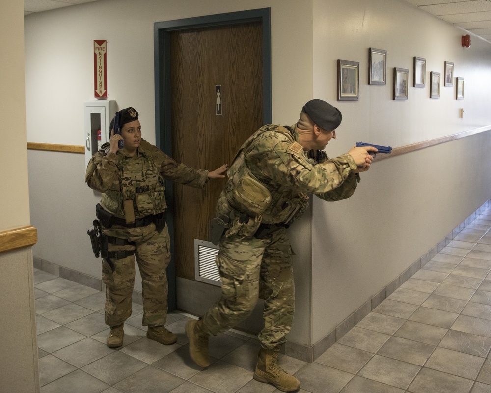 151st Air Refueling Wing conducts 'Active Shooter' exercise