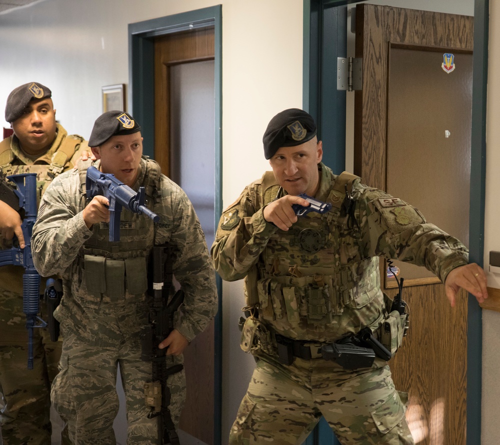 151st Air Refueling Wing conducts 'Active Shooter' exercise