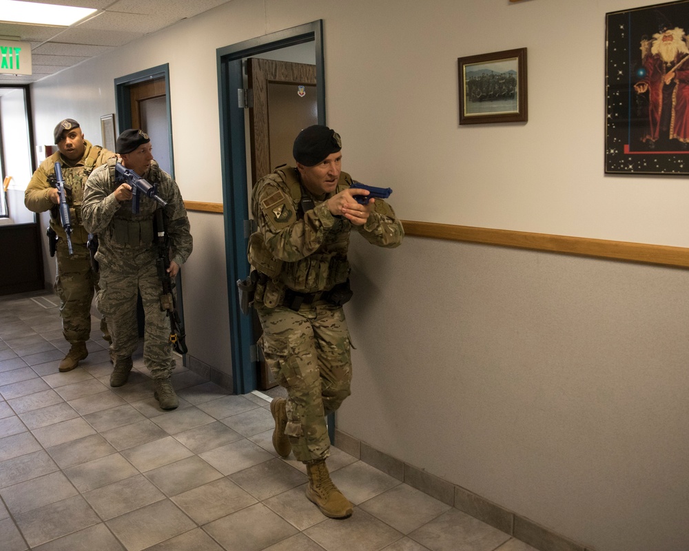 151st Air Refueling Wing conducts 'Active Shooter' exercise