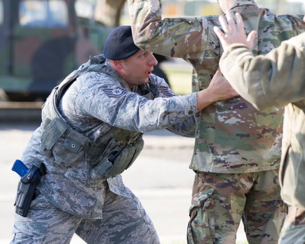 151st Air Refueling Wing conducts 'Active Shooter' exercise