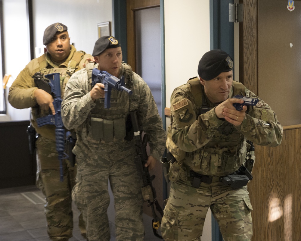 151st Air Refueling Wing conducts 'Active Shooter' exercise