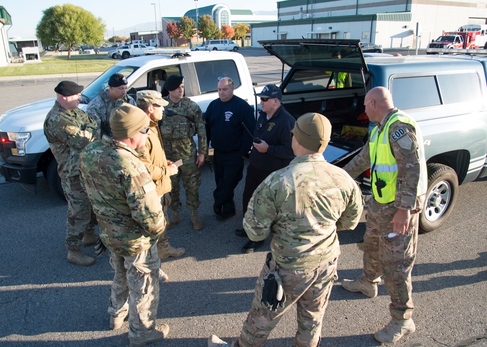 151st Air Refueling Wing conducts active shooter exercise