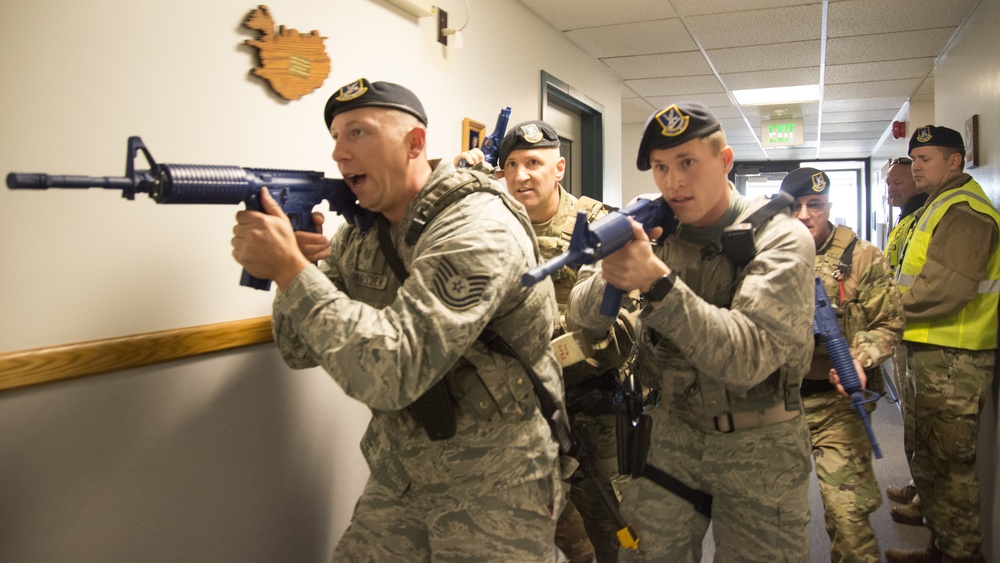 151st Air Refueling Wing conducts active shooter exercise