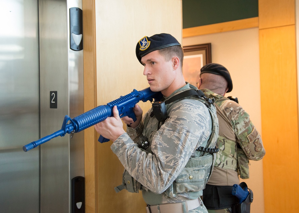 151st Air Refueling Wing conducts active shooter exercise