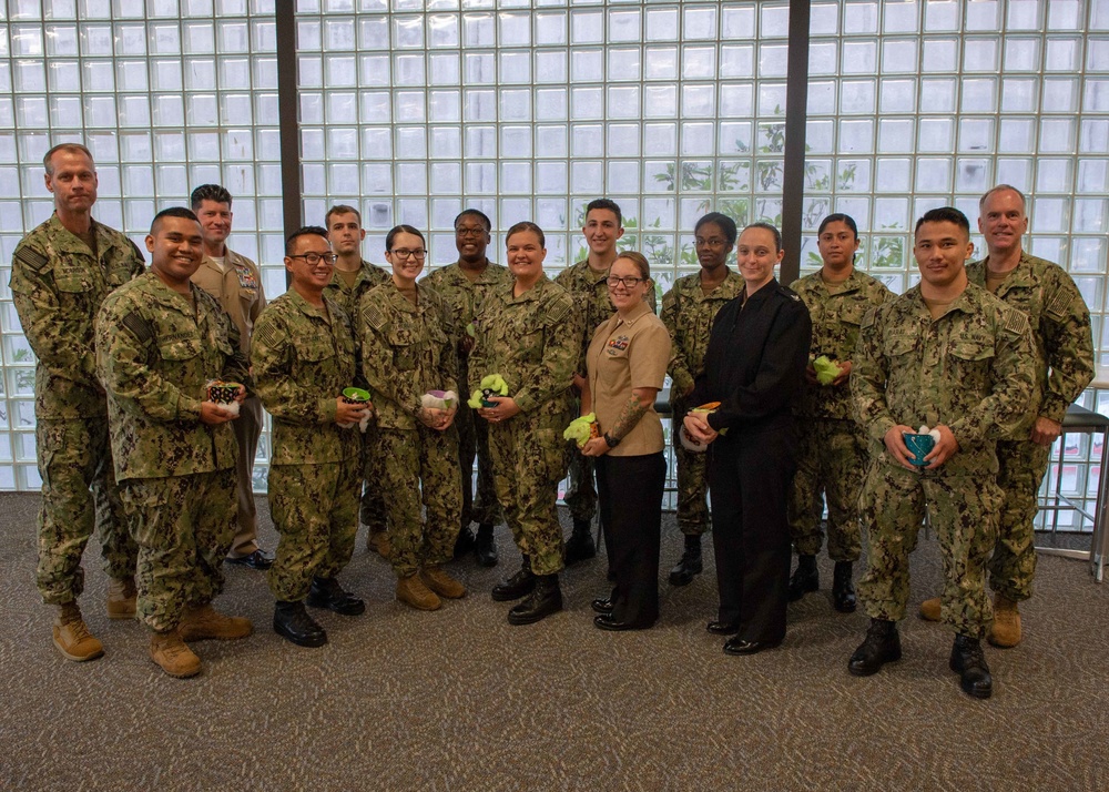 NMCSD Sailors Pose for Shipmate of the Month Photo