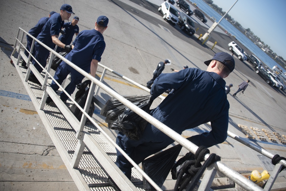 Coast Guard Cutter Alert offloaded $92 million of cocaine in San Diego