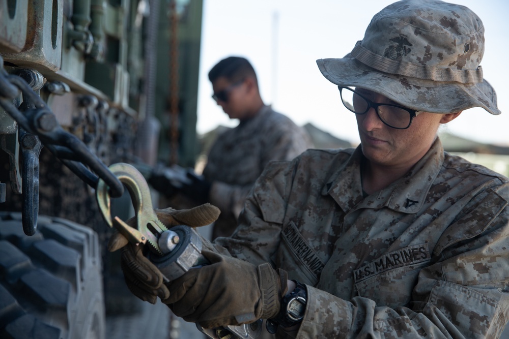 CLB-252 Prepares for Logistics Convoy