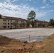 Ongoing AFROTC drill pad construction