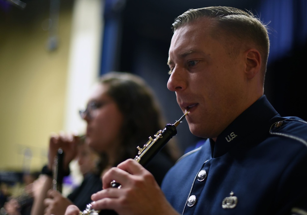 USAF Band of the Golden West teams up with Santa Rosa Youth Orchestra to honor first responders