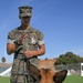 Military Police working dog handlers work on obedience training