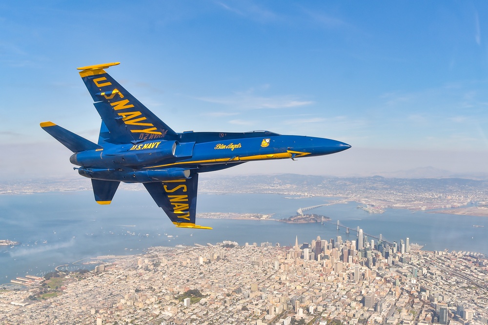 Blue Angels Soar Over Fleet Week San Francisco