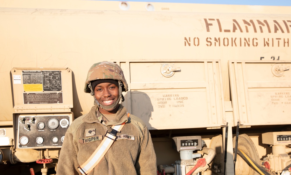 Meet your Military: Truck driver and fuel specialist finds her confidence