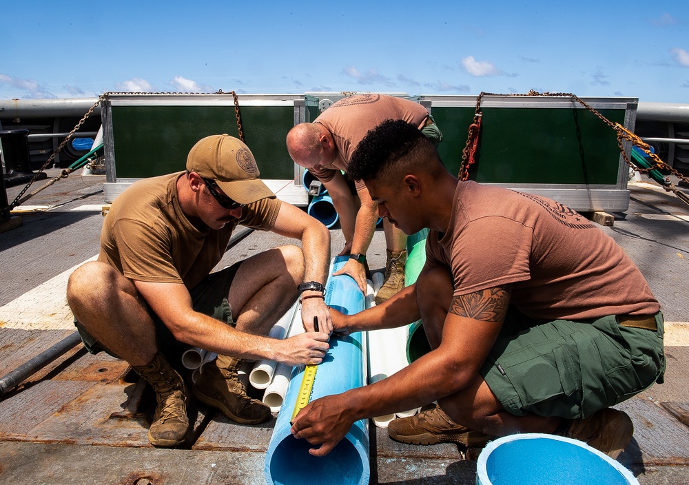Getting USNS Grasp Ready for Triggerfish 2019