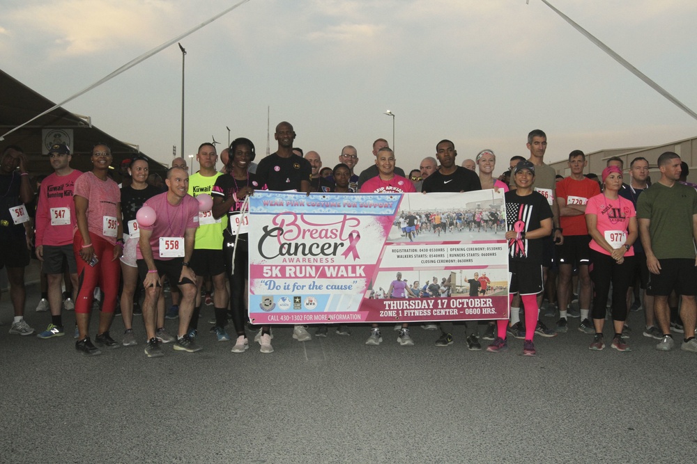 Breast Cancer Awareness 5k at Camp Arifjan