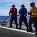 Gabrielle Conducts Flight Deck General Quarters Exercise