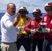 Gabrielle Conducts Flight Deck General Quarters Exercise