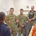 Middle school students visit police and fire stations