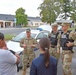 Middle school students visit police and fire stations