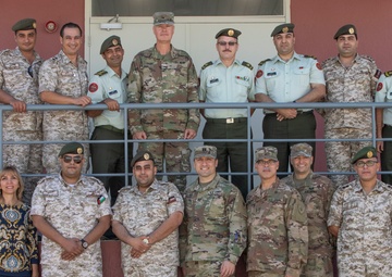 Task Force Spartan attorneys exchange best practices with Jordanian military judges