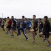 JGSDF service members execute Marine Corps physical training