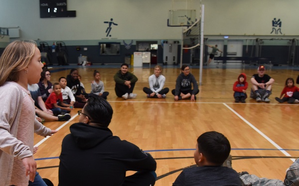 Military members get active with special needs children