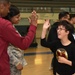 Military members get active with special needs children