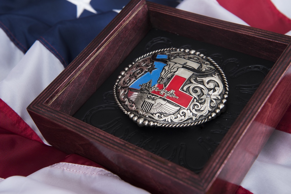 Team XL custom belt buckle