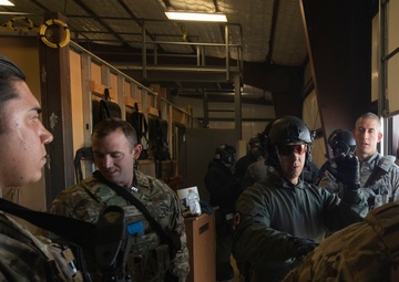 50th Security Forces Squadron trains with Fountain Rapid Response Team