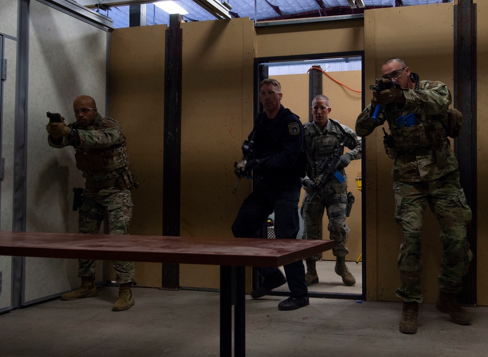 50th Security Forces Squadron trains with Fountain Rapid Response Team