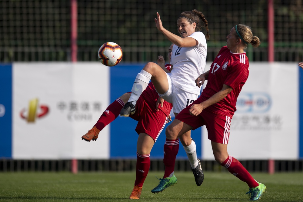 DVIDS - News - USA women face world's best military soccer players