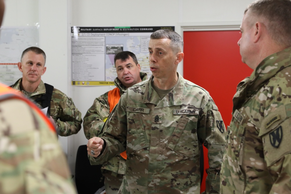 21st Theater Sustainment Command's command team visits Vlissingen, Netherlands