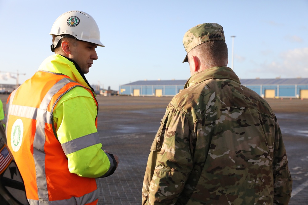 21st Theater Sustainment Command's command team visits Vlissingen, Netherlands