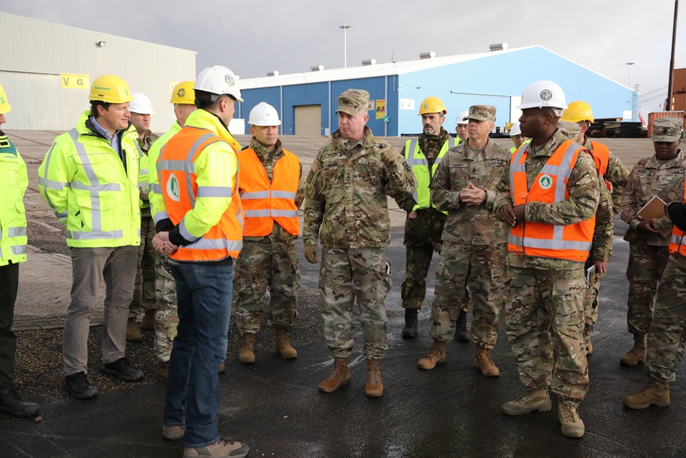 21st Theater Sustainment Command's command team visits Vlissingen, Netherlands