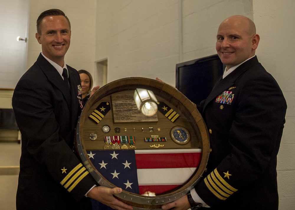 Cmdr. Samuel Young Retires After 20 Years of Service