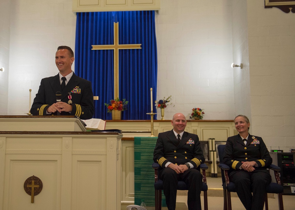 Cmdr. Samuel Young Retires After 20 Years of Service