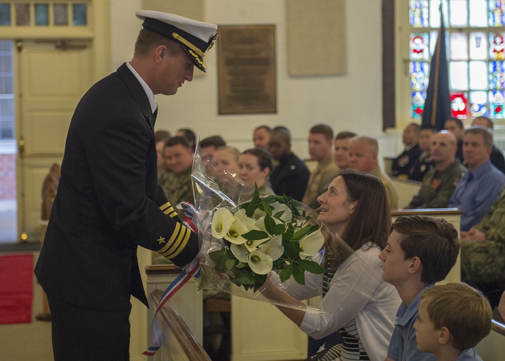 Cmdr. Samuel Young Retires After 20 Years of Service